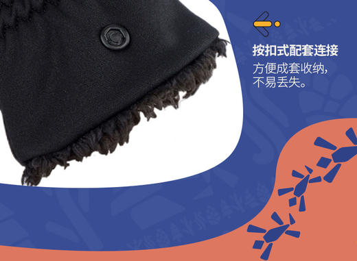 北面  25年秋冬  手套   888P 商品图3