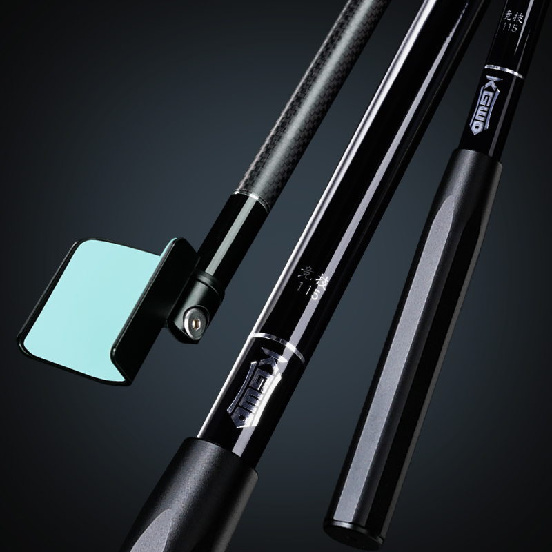 空钩悟道竞技支架黑坑独节炮台支架碳素超硬自动回弹鲢鳙鱼竿架杆