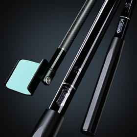 空钩悟道竞技支架黑坑独节炮台支架碳素超硬自动回弹鲢鳙鱼竿架杆