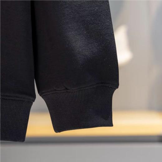 李宁男子2025秋季套头连帽运动上衣健身卫衣AWDVD35-3 商品图3