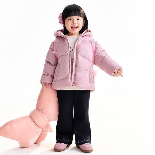 【实体店同款】女童全腰针织夹裤冬季新款安奈儿童装XG546012 商品图5