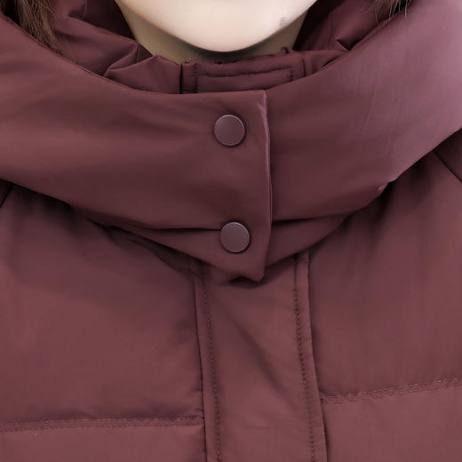 QYM 25XYY02-Y羽绒服连帽防风大码宽松加厚保暖外套 商品图3