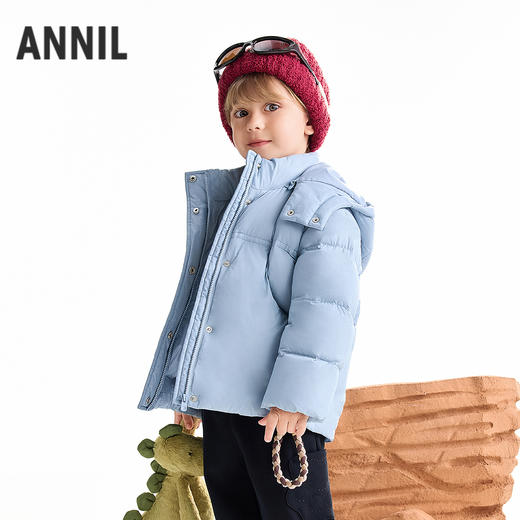 【实体店同款】男童短款羽绒服冬季新款安奈儿童装XB545070 商品图2