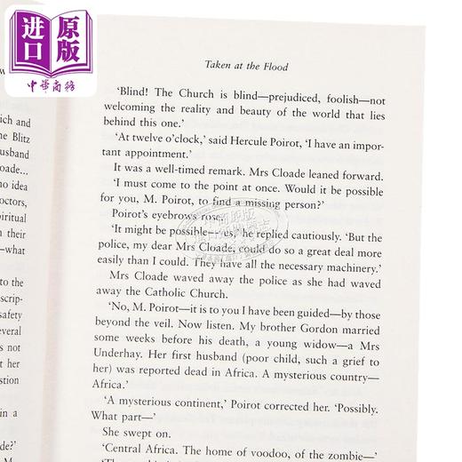 预售 【中商原版】阿加莎系列 遗产风波 波洛 Poirot  Taken At The Flood 英文原版 Agatha Christie 经典悬疑惊悚小说 商品图5