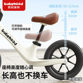 世纪宝贝（babyhood）儿童平衡车1-3-6岁滑步车小孩玩具礼物 无脚踏自行车溜溜车免充气