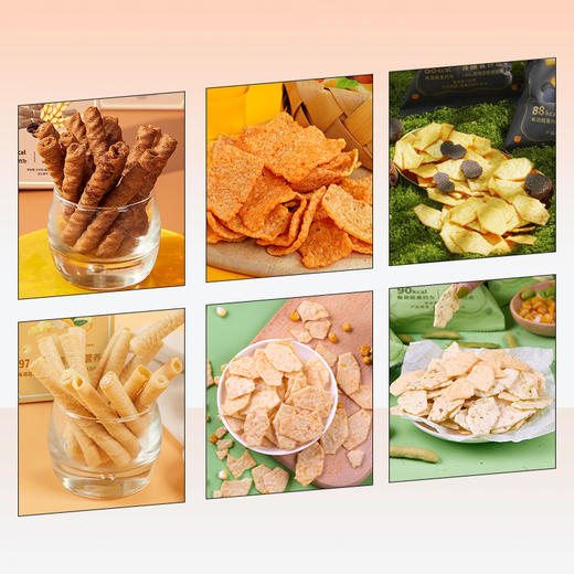 品牌直发 十分可 轻卡咸甜零食图囤货装 17件 商品图3