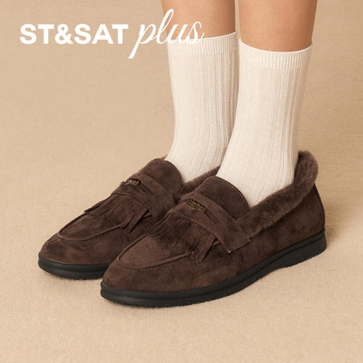 【万步系列】星期六都市轻复古绒绒乐福SSD4111546 商品图1