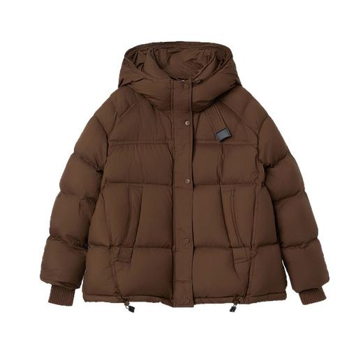 「高货kbnq」全新升级【铂金会员569/天猫769/差价200】(13019)洛诗琳舒适简约百搭羽绒服2025冬季休闲保暖连帽外套 商品图4