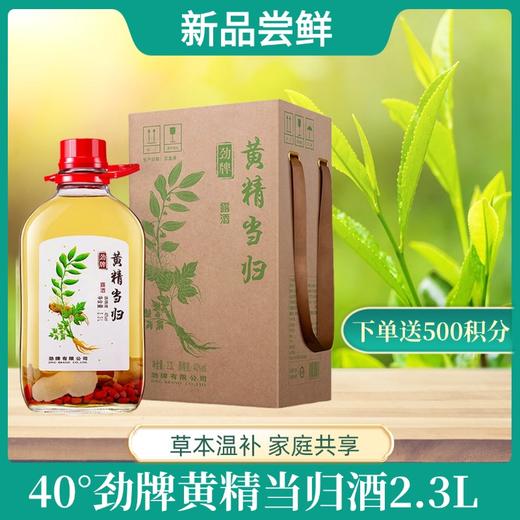 【新品】40°劲牌黄精当归酒2.3L 商品图0