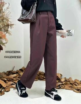 Z42073#微厚质感宽松显高显瘦百搭休闲裤