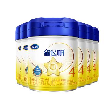 飞鹤星飞帆CBP骨骼发育儿童成长奶粉4段(3-6岁)750g*6罐 商品图2