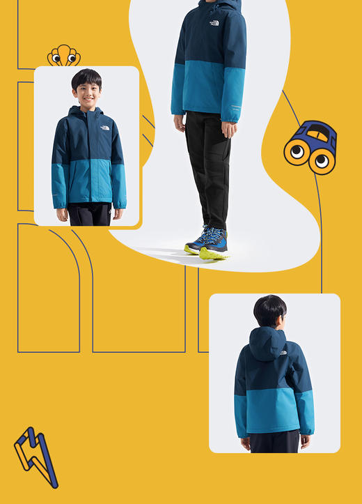 北面  25年秋冬  冲锋衣   873S 商品图7