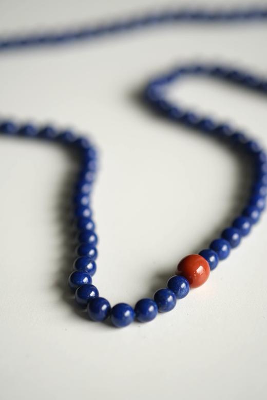 临时福利秒杀品 阿富汗青金本命佛手串与念珠 约卡6 是平安的祝愿 商品图3