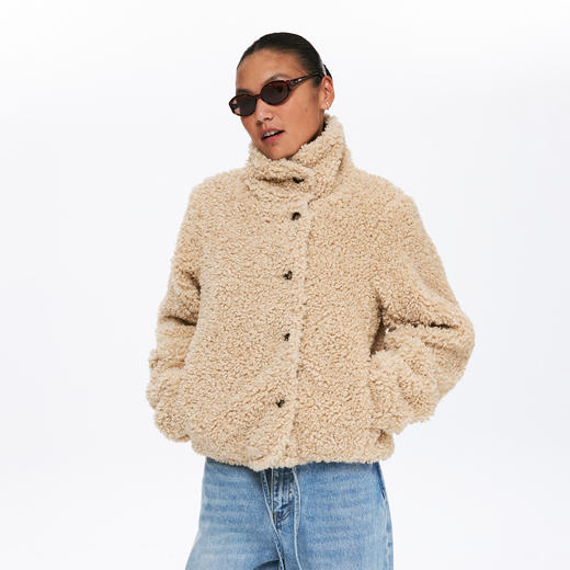 oneup灯芯绒羊羔毛双面穿外套 商品图3