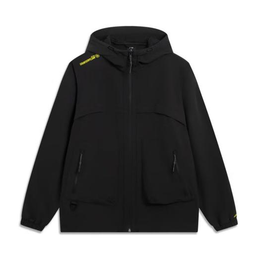 李宁男子2025春秋男女同款防泼水休闲连帽运动夹克外套AFDVF47-1 商品图2