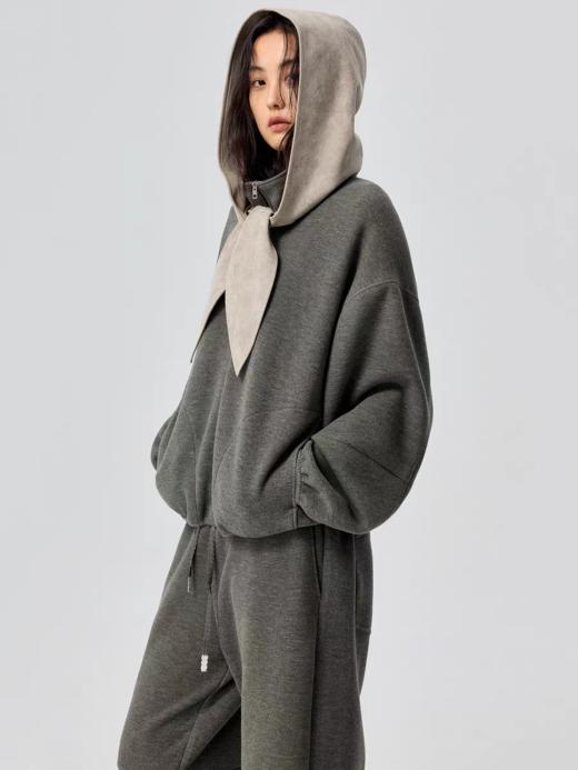 Simple Project/Y25150/零压云感立领卫衣 商品图3