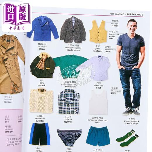 【中商原版】Korean English Bilingual Visual Dictionary 2025年新版DK双语图解词典 韩语-英语 韩文英文原版字典 语言学习 商品图3