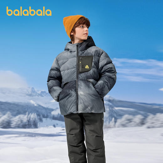 【商场同款】巴拉巴拉童装男童羽绒服2025年新款保暖外套冬防泼水 商品图0