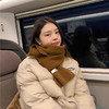 160*25CM【显白提气质❗️保暖防风好上镜】韩版 ins 纯色围巾女秋冬季保暖百搭时尚学生针织小围脖男新款毛线。hb 商品缩略图2