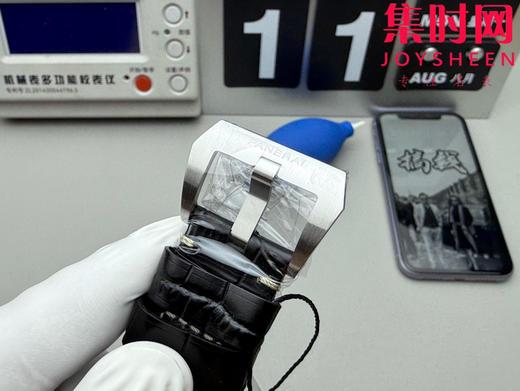 VS沛纳海PAM01312 庐米诺系列PAM1312 黑色三文治表盘 男士腕表 小蓝秒针
机芯：VS定制P.9010型一体 商品图8