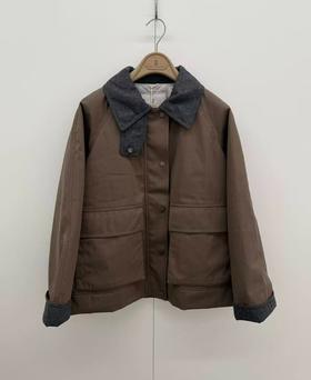 女款大口袋翻领外套006