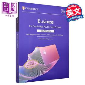 【中商原版】剑桥IGCSE和OLEVEL商科教材 含2年在线账号 Cambridge IGCSE O Level Business Coursebook with Digital Access
