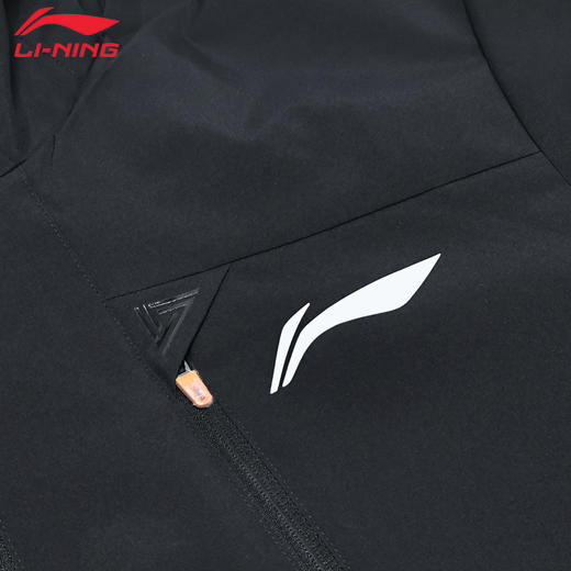 李宁羽毛球服AWBV031连帽外套三合一运动风衣羽毛球系列冲锋衣 商品图2