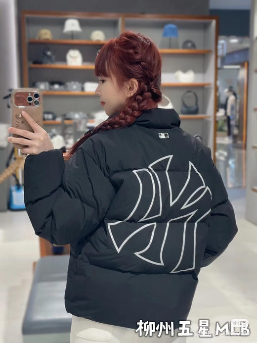 【秒杀价已调 直接拍】MLB 情侣款 大logo印花 立领羽绒服 商品图2