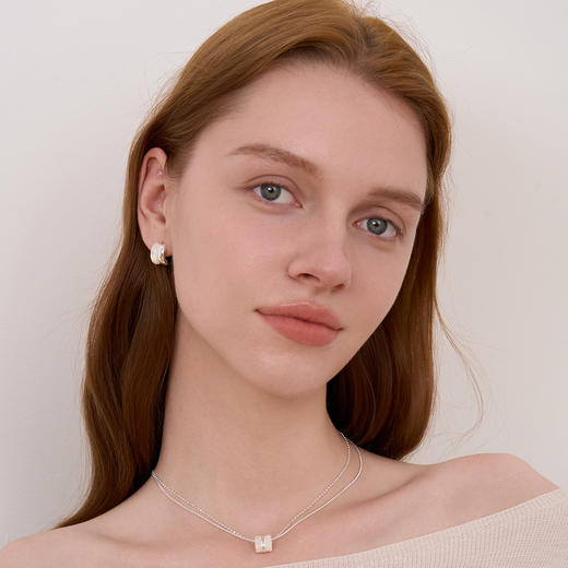 ARSIS｜流光系列 珠光星环耳钉 商品图1