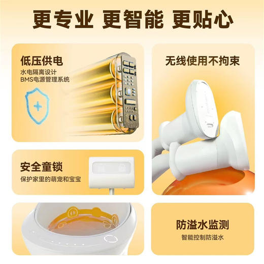 低于官方双11 【可试用！】【30cm泡到小腿 可无水按摩 轻便可移动 省水】【泡脚桶/足腿按摩器/暖足机】沃物按摩泡脚全自动足疗机小腿按摩电动足浴靴捏脚器 一年质保 商品图4