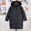 李宁女子冬季鸭绒长款羽绒服外套AYMU192-3 商品缩略图0
