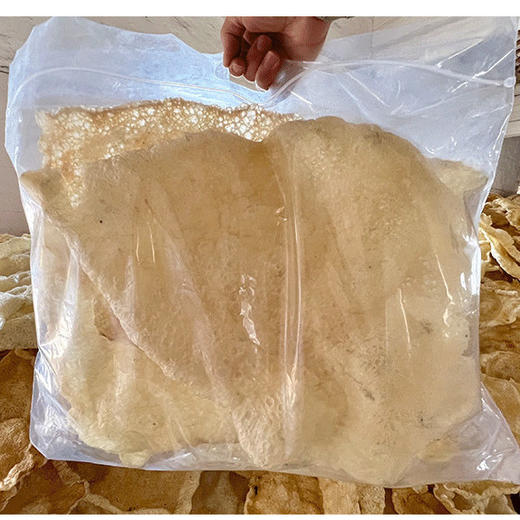 【沙爆猪皮500g❗️满满的胶原蛋白】非油炸，色泽金黄，凉拌/爆炒/麻辣烫版/牛杂土豆猪皮煲都超好吃！加厚浮皮炒沙非油炸猪皮条皮大皮碎皮沙炒猪皮 商品图5