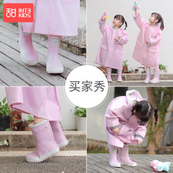 甜甜仔儿童雨鞋男女童水鞋中筒防水防滑耐磨学生专用女孩橡胶雨靴 商品图6