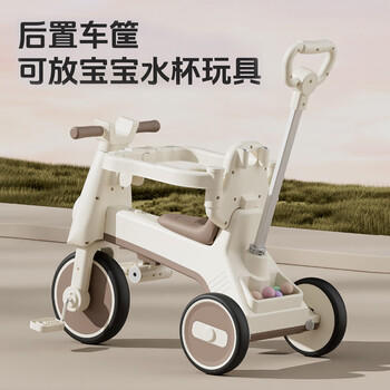 ANGI BABY儿童三轮车1-3-6岁脚踏车自行车宝宝手推车轻便遛娃神器 商品图0