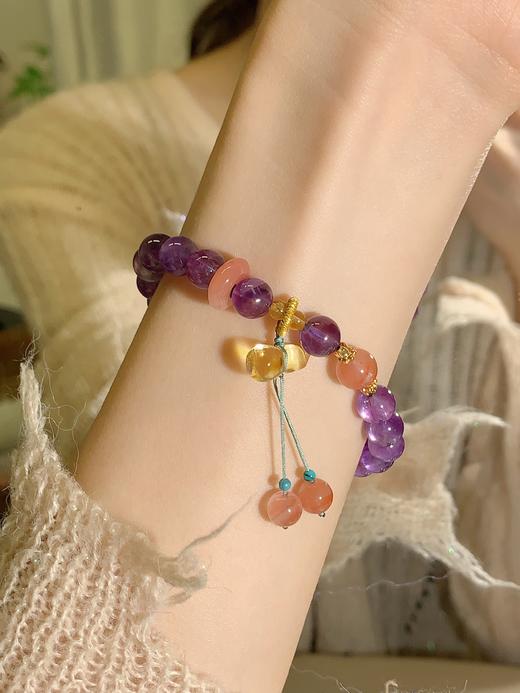 卡蒂罗KADER  福禄葡萄手串 新中式国风紫气东来好运连连招财纳福 小众轻奢精致日常百搭 前程似锦学业有成 商品图3