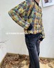 33GAZ150795#提花格套头衫 商品缩略图2