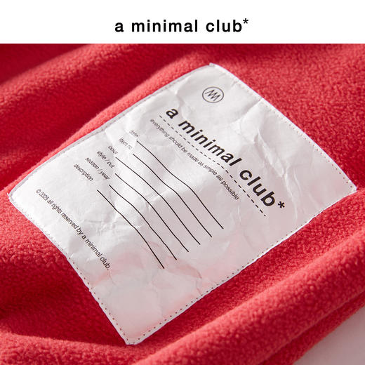a minimal club撞色半开襟拉链摇粒绒卫衣运动户外秋冬AM59ST16 商品图4