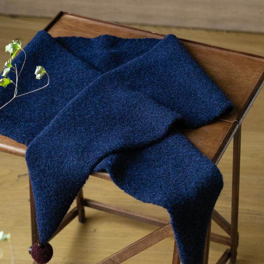 牧衣游 设计感文艺保暖毛织围巾 信笺 【不支持会员折】 商品图0