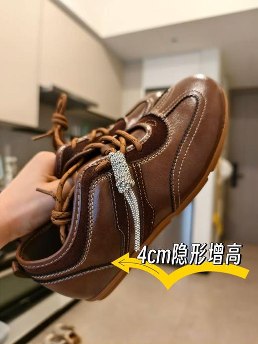 【羊皮德训鞋】预售7天！JEHURFIE明星同款断货王！百搭休闲 360度软弹舒适 小羊皮鞋面+4.0羊皮乳胶鞋垫+任意弯折 暴走不累AB25361 商品图6