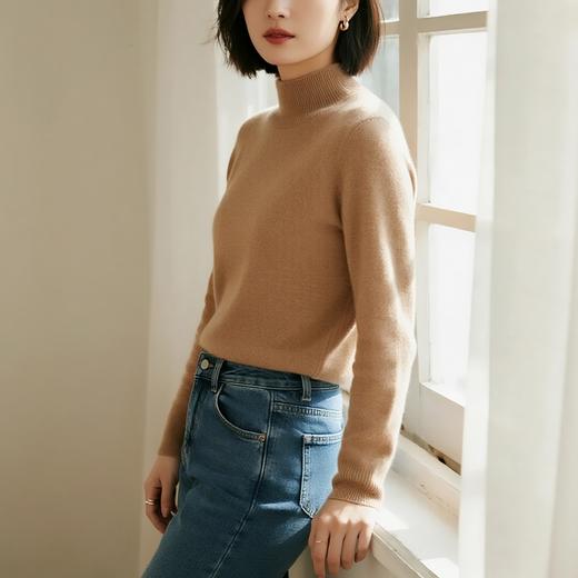 男女款纯羊毛衫，连续推荐4年，多种款式：圆领、V领、半高领、开衫可选，多色可选，S-3XL（90-185斤可穿） 商品图8