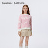 巴拉巴拉balaOne童装女童毛衣儿童2025冬季新款毛衫提花针织衫甜 商品缩略图1