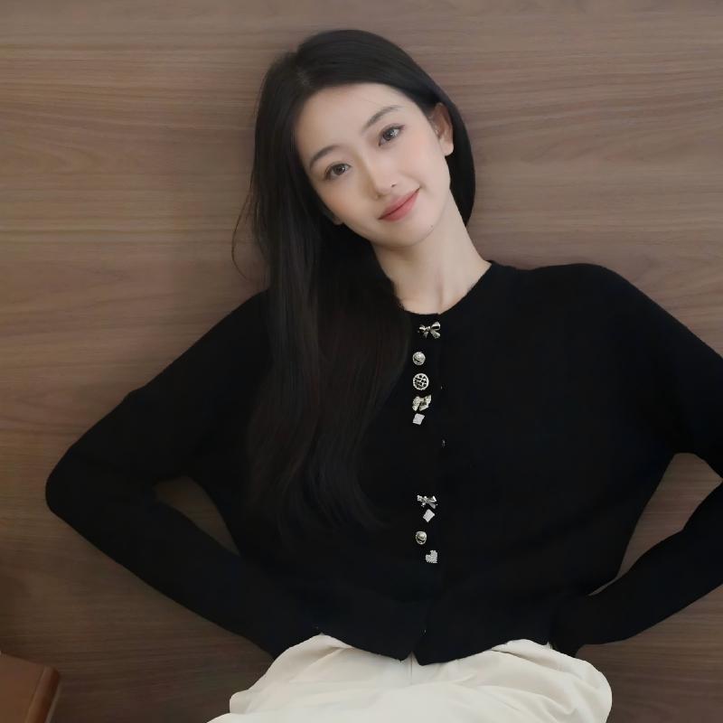 Miu*miu同款 SUSX千金风格雷系穿搭羊毛开衫（下单3-7天发货）