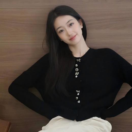 Miu*miu同款 SUSX千金风格雷系穿搭羊毛开衫（下单3-7天发货） 商品图0