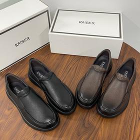 凯撒羊皮男鞋 采用头层羊皮 脚感舒适 经典永不过时