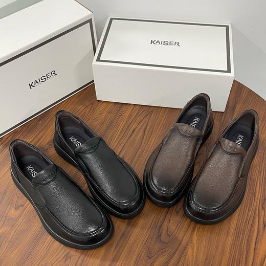 凯撒羊皮男鞋 采用头层羊皮 脚感舒适 经典永不过时 商品图0