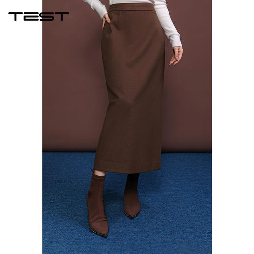 冬上新通勤穿搭高级感时尚百搭设计显优雅包裙3254028 商品图0