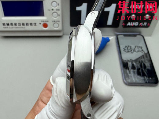 VS沛纳海PAM01312 庐米诺系列PAM1312 黑色三文治表盘 男士腕表 小蓝秒针
机芯：VS定制P.9010型一体 商品图6