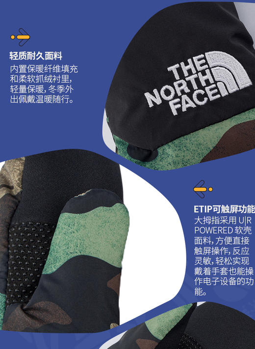 北面  25年秋冬  手套   888P 商品图1