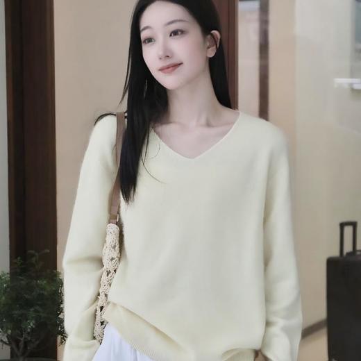 miu*iu同款 SUSX奶fufu细闪糖果色系无缝一体拉毛针织衫（下单3-7天发货） 商品图4