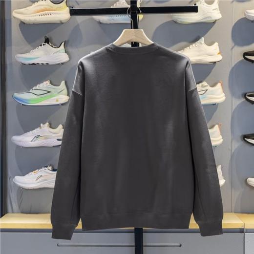 李宁男子2025秋季套头印花运动上衣健身卫衣AWDV323-6 商品图1